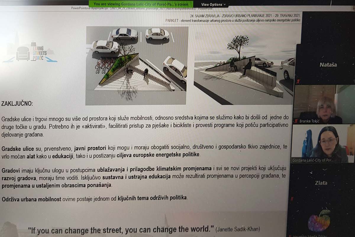 Parklet u Poreču - Gordana Lalić