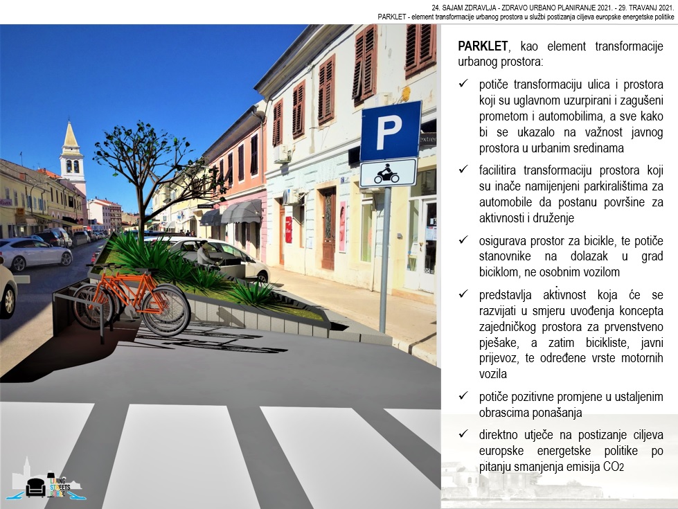 Parklet u Poreču